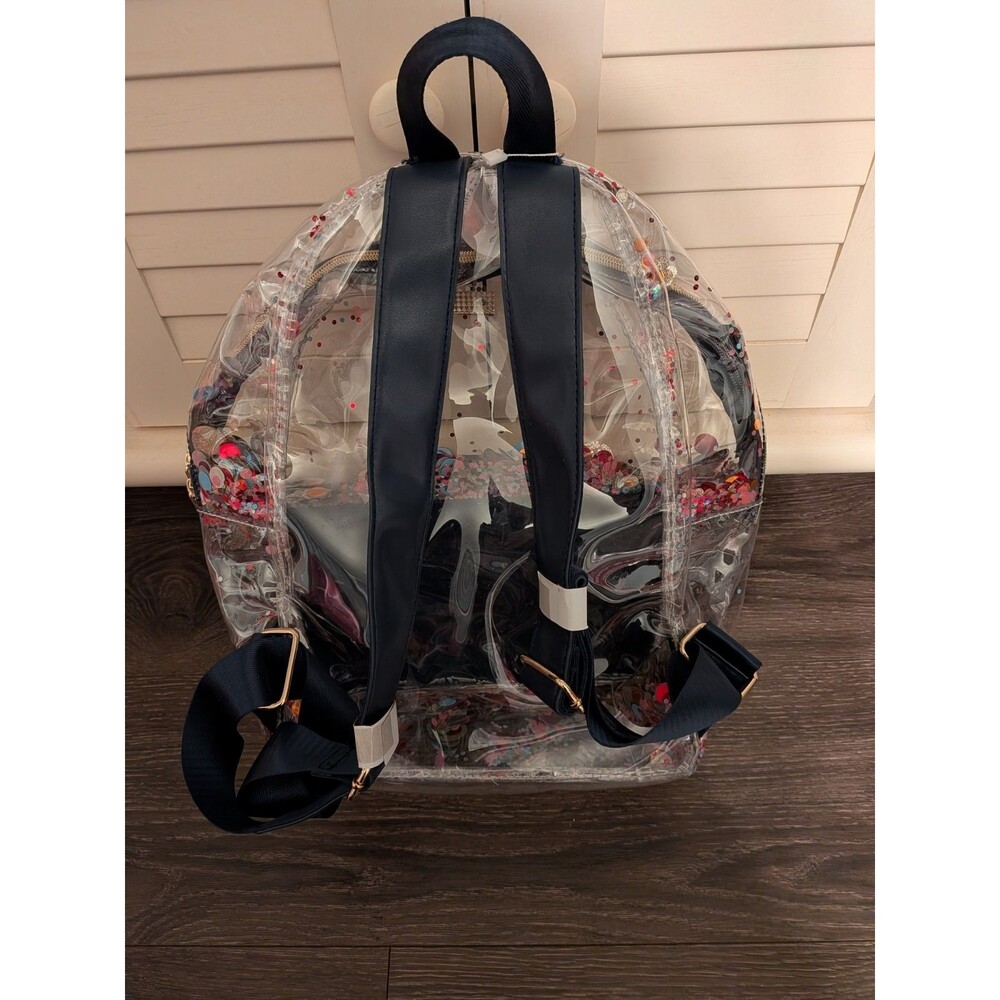 Packed Party "Pack It Up" Confetti Clear Backpack/Transparent filled w/Confetti